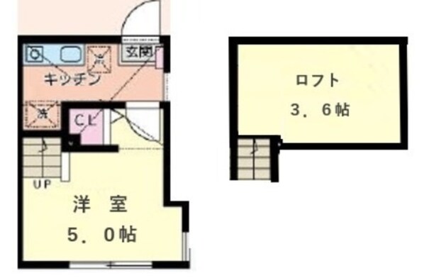 カンパーナ鶴間の物件間取画像